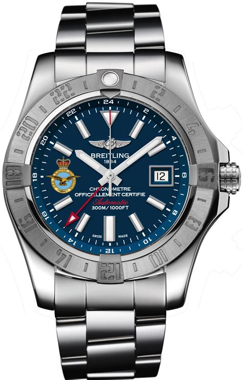 raf regiment breitling watch|Breitling RAF100 Avenger II GMT Limited Edition Men's Watch.